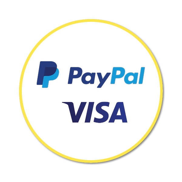 Pay with PayPal or Visa